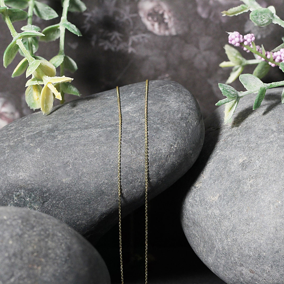 14k Yellow Gold Cable Link Chain (0.50 mm) (Style 40023), view 7