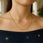 14k Yellow Gold Cable Link Chain (0.50 mm) (Style 40023), view 8