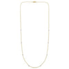 14K Yellow Gold Diamonds by the Yard Necklace