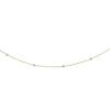14K Yellow Gold Diamonds by the Yard Necklace