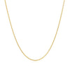 14k Yellow Gold Oval Cable Link Chain (1.10 mm)