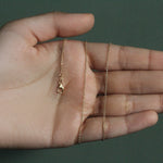 14k Yellow Gold Oval Cable Link Chain (1.10 mm), view 13