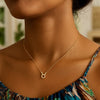 14K Yellow Gold Taurus Necklace