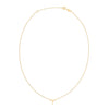 14K Yellow Gold Aries Necklace