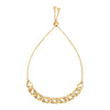 Adjustable Chain Bracelet in 14k Yellow Gold (5.00 mm)
