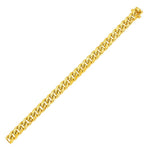 14K Yellow Gold Semi Solid Miami Cuban Bracelet (6.10 mm)