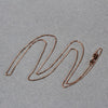 18k Rose Gold Diamond Cut Cable Link Chain (0.80 mm)