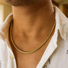 14K Yellow Gold Lite Oval Snake Chain (4.50 mm)