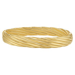 14K Yellow Gold Twist Bangle (10.00 mm), view 2