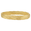 14K Yellow Gold Twist Bangle (10.00 mm), view 2
