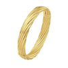 14K Yellow Gold Twist Bangle (10.00 mm), view 3