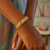 14K Yellow Gold Twist Bangle (10.00 mm), view 5