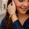 14K Yellow Gold Twist Bangle (10.00 mm), view 6