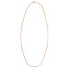 Double Extendable Cable Chain in 14k Roee Gold (1.40 mm)