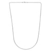 14k White Gold Light Gourmette Chain (2.20 mm)