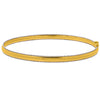 Two Tone Minimalist Bangle in 14K Yellow Gold (4.10 mm), view 2