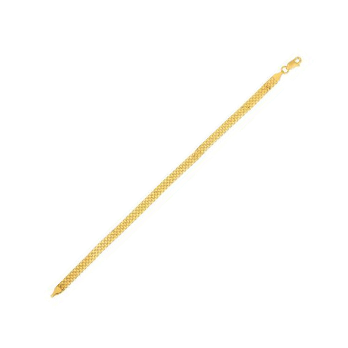 14K Yellow Gold Bismark Bracelet (4.70 mm)
