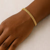 14K Yellow Gold Bismark Bracelet (4.70 mm), view 6