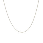 10k White Gold Wheat Chain 0.6mm