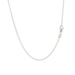 10k White Gold Wheat Chain 0.6mm, view 6