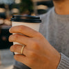 Graduated Ridge Ring in 14K Yellow Gold (1.80 mm), view 3