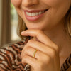 Graduated Ridge Ring in 14K Yellow Gold (1.80 mm), view 5