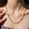 14K Yellow Gold Bold Paperclip Chain (4.20 mm)