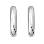 Sterling Silver Round Hoop Earrings (20.00 mm), view 2