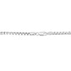 Sterling Silver Rhodium Plated Rockstar Cut Round Box Chain (2.90 mm)