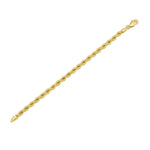 Silk Rope Chain Bracelet in 14K Yellow Gold (4.30 mm)