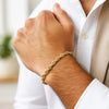 Silk Rope Chain Bracelet in 14K Yellow Gold (4.30 mm), view 4