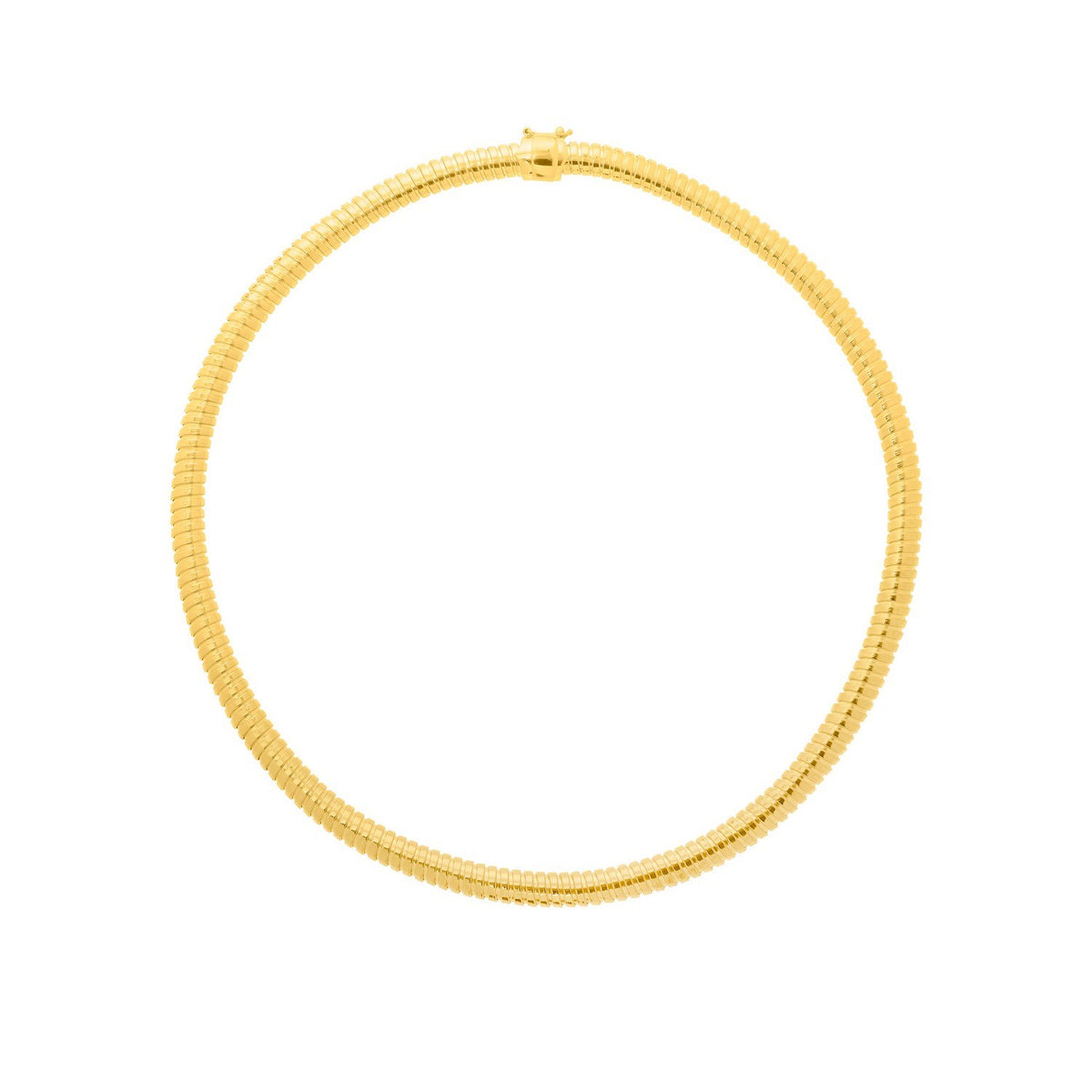 Sterling Silver Gold Plated Silver Tubogas Fancy Necklace, view 2