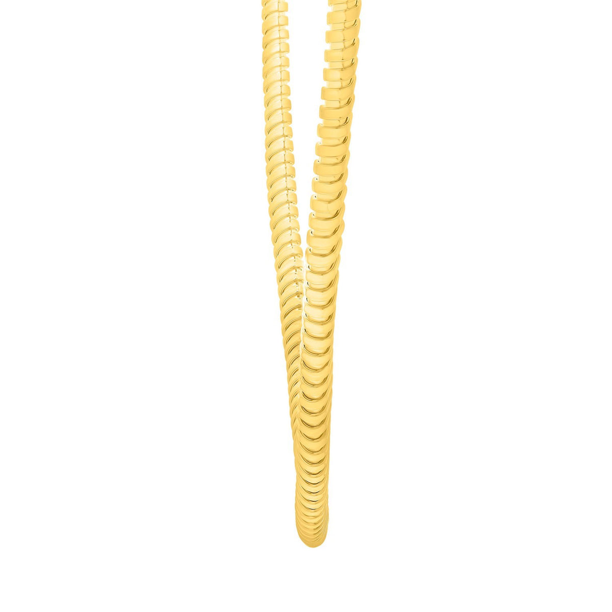 Sterling Silver Gold Plated Silver Tubogas Fancy Necklace, view 3