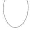 Sterling Silver Rhodium Plated Rolo Chain (4.70 mm), view 3