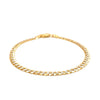 14K Two Tone Gold Pave Curb Bracelet (3.60 mm), view 2