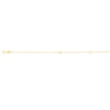 14K Yellow Gold Mini Initial C Bracelet, view 2