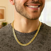 14k Yellow Gold High Polish Modern Lite Edge Chain (8.00 mm)