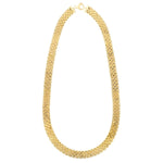 Panther Link Necklace in 14K Yellow Gold (9.60 mm), view 2