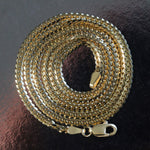 14k Yellow Gold Classic Solid Miami Cuban Chain (2.60 mm), view 5