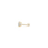 1/2 cttw Lab Grown Round Diamond Stud Earrings 14k Yellow Gold (G/VS2)