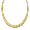 14K Yellow Gold Graduated Tubogas Necklace