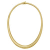 14K Yellow Gold Graduated Tubogas Necklace