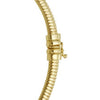 14K Yellow Gold Graduated Tubogas Necklace