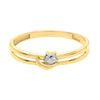 Star & Moon Ring in 10K Two Tone Gold, view 2
