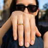 Star & Moon Ring in 10K Two Tone Gold, view 5