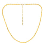 Geometric Brick Necklace in 14K Yellow Gold, view 2