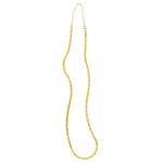 Geometric Brick Necklace in 14K Yellow Gold, view 3