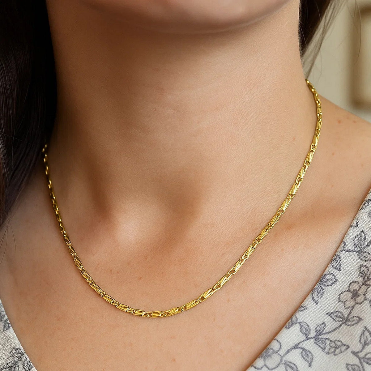 14k Yellow Gold Lumina Pendant Chain (2.11 mm), view 2