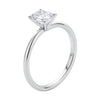 1 Carat Emerald Lab Grown IGI G/VS1 Diamond Solitaire Ring in 10K White Gold