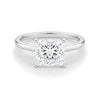 2 Carat Princess Lab Grown IGI G/VS1 Diamond Solitaire Ring in 14K White Gold